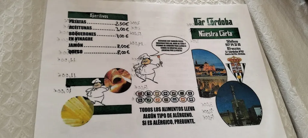 Menu_BAR CÓRDOBA._Castro del Río_image_1