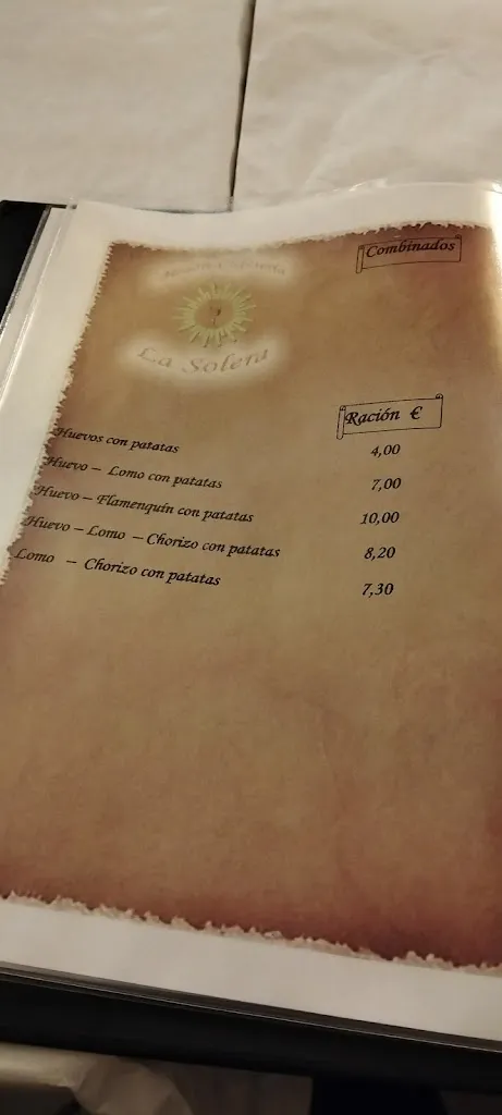 Menu_Mesón Cafetería La Solera_Castro del Río_image_2