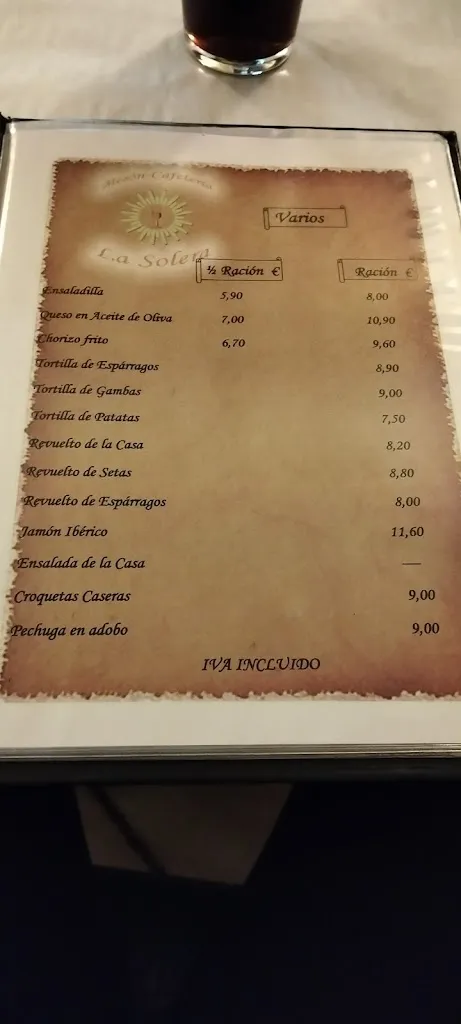 Lulu_Mesón Cafetería La Solera_Castro del Río_review