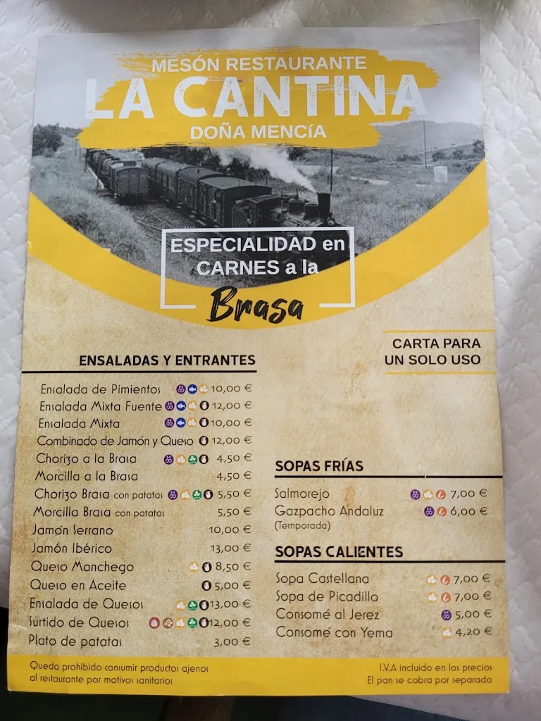 Menu_Mesón-Restaurante La Cantina_Doña Mencía_image_4