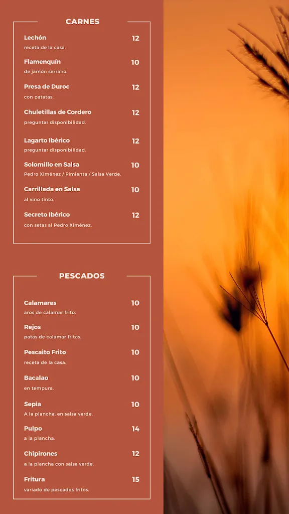 Menu_Restaurante - Bar La Pachanga_Fuente la Lancha_image_1