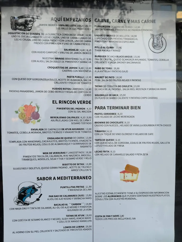 Menu_Restaurante El Rincon De Carmen_Córdoba_image_2