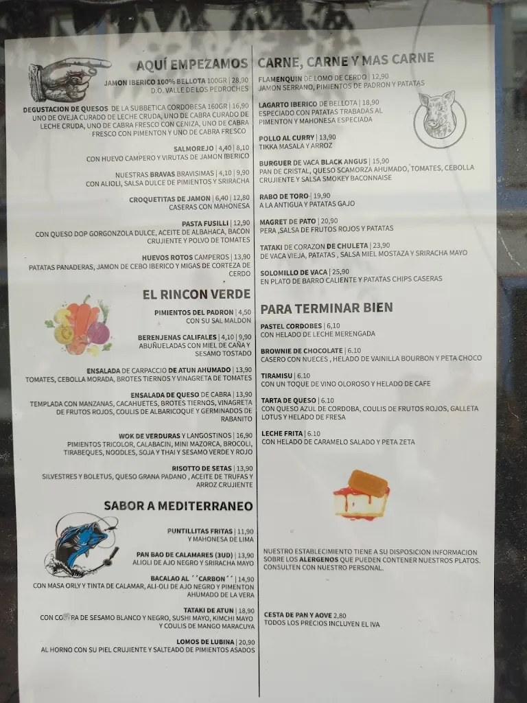 Menu_Restaurante El Rincon De Carmen_Córdoba_image_3