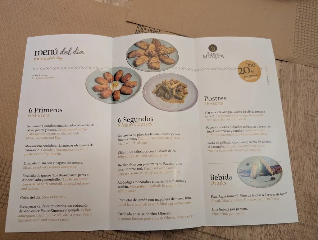 Menu_Bodegas Mezquita_Córdoba_image_1