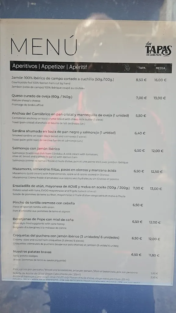 Menu_Bodegas Mezquita Corregidor_Córdoba_image_1