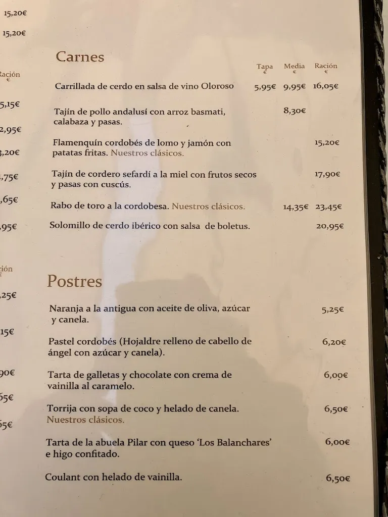 Menu_Bodegas Mezquita Ribera_Córdoba_image_4