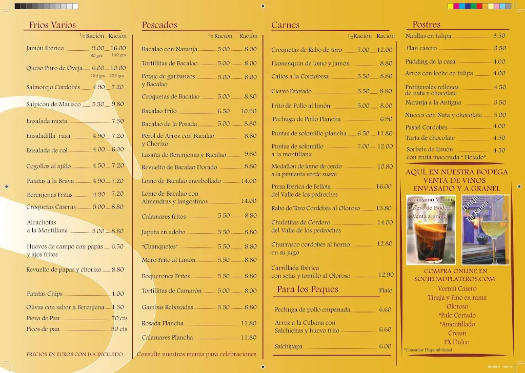 Menu_Restaurante Sociedad Plateros María Auxiliadora_Córdoba_immagine_4