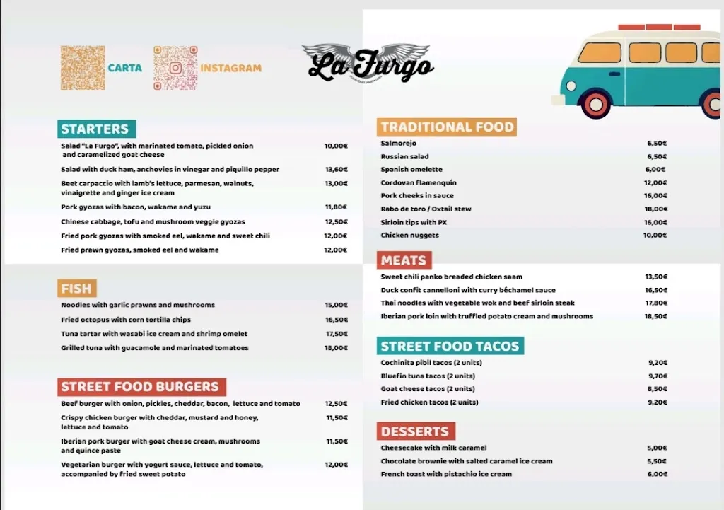 Menu_Restaurante La Furgo_Córdoba_image_1