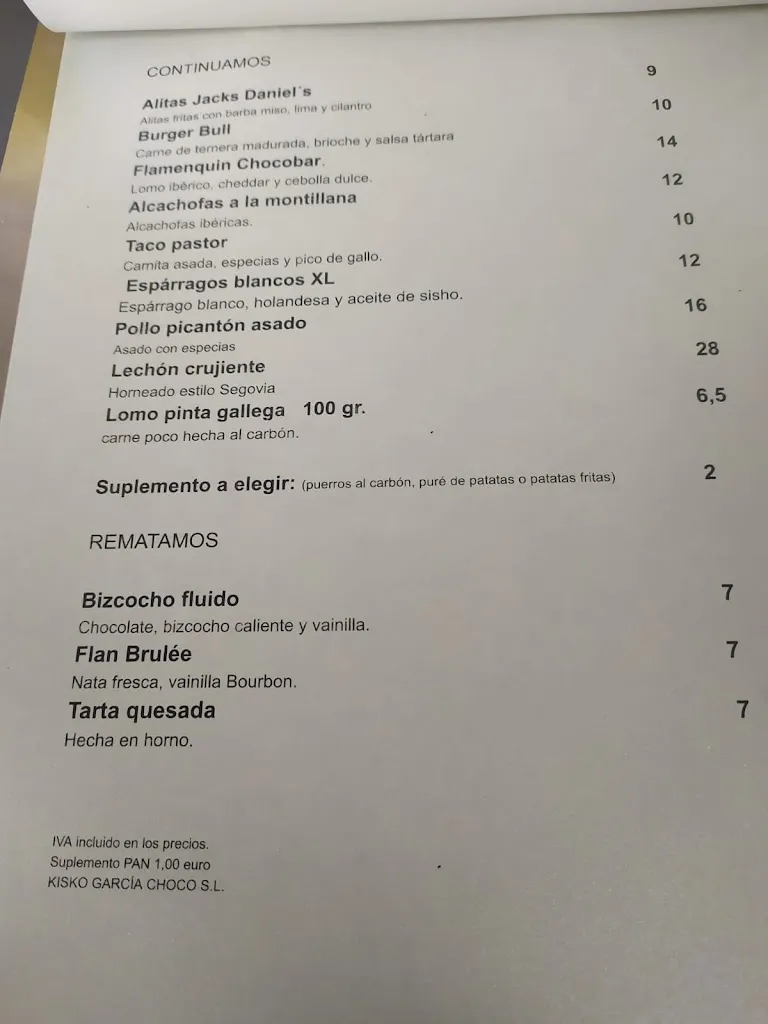 Menu_Choco Restaurante_Córdoba_image_4