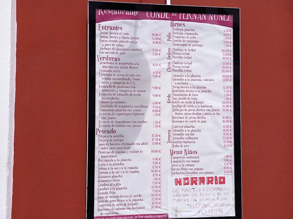 Menu_Restaurante El Conde Fernan Nuñez_Fernán-Núñez_image_1