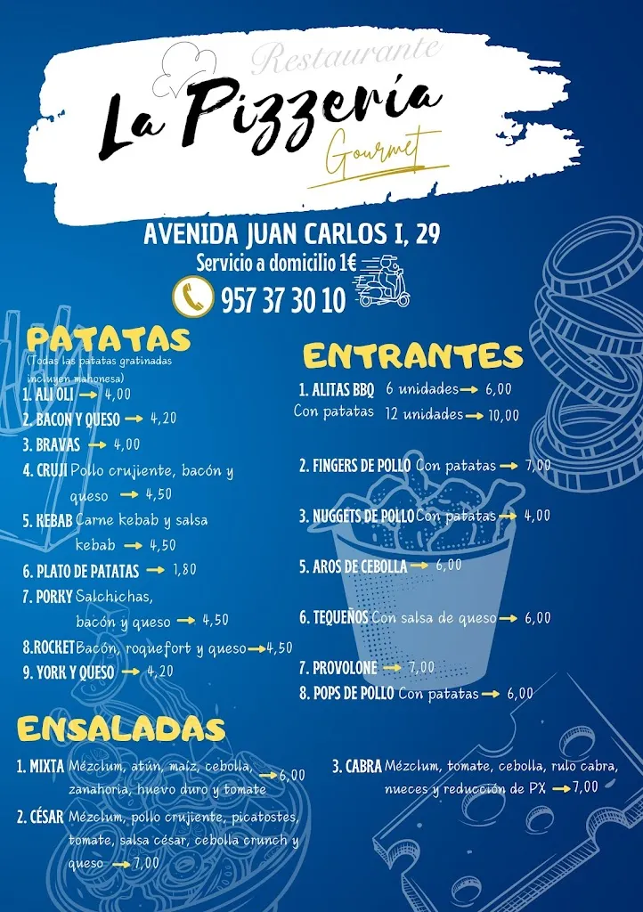 Menu_La Pizzeria Gourmet_Fernán-Núñez_image_4