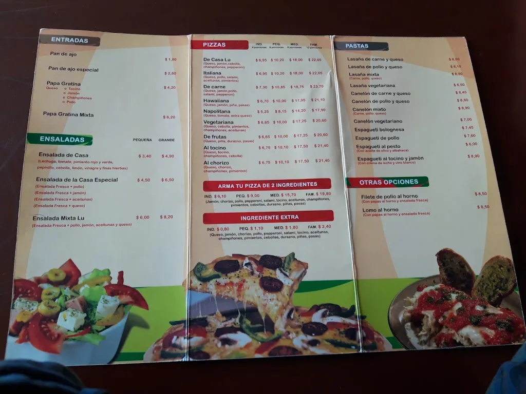 Menu_Lu Pizza Pasta_Carcelén_image_1