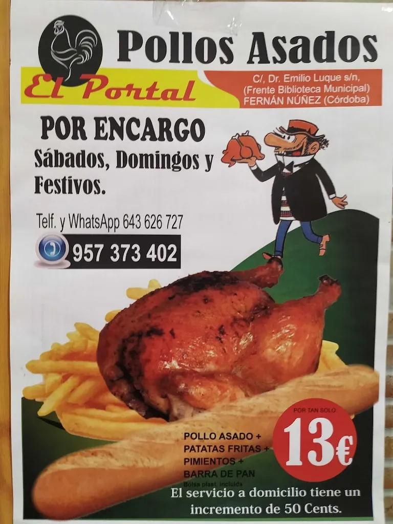 Menu_Asador de Pollos Bar El Portal_Fernán-Núñez_image_3