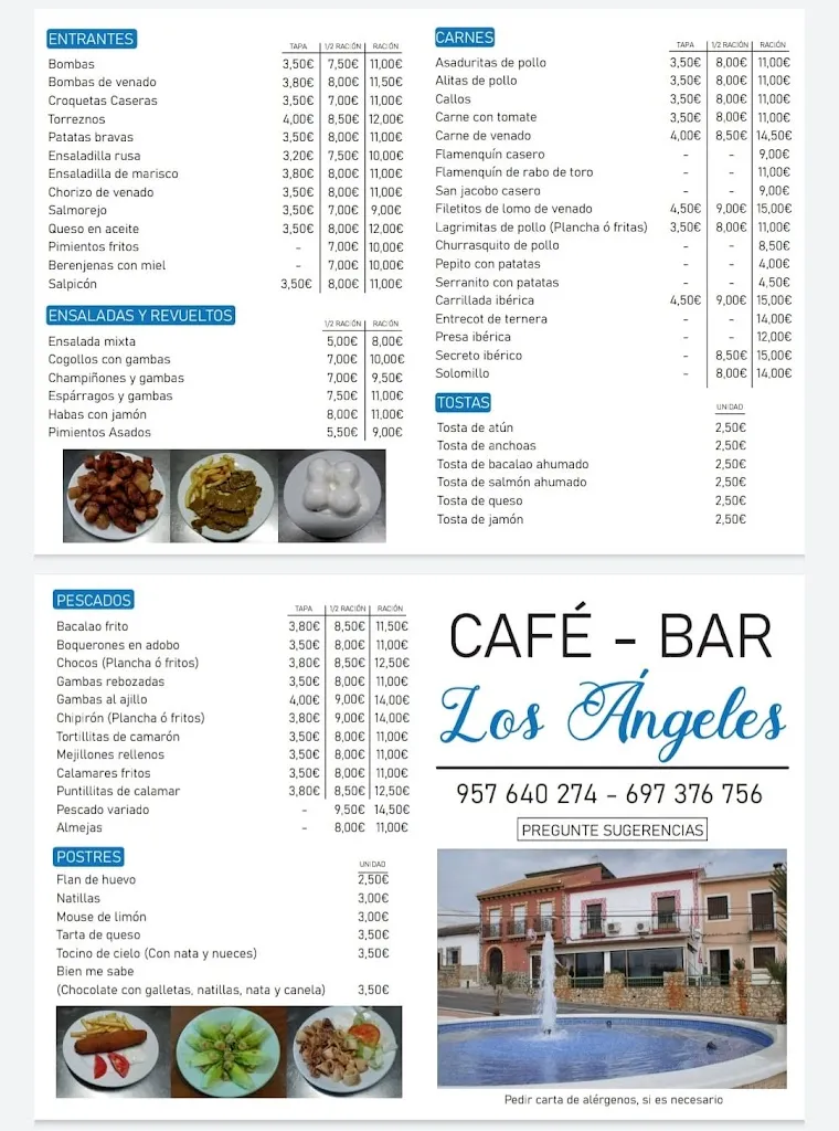Menu_Restaurante Los Ángeles_Hornachuelos_image_1