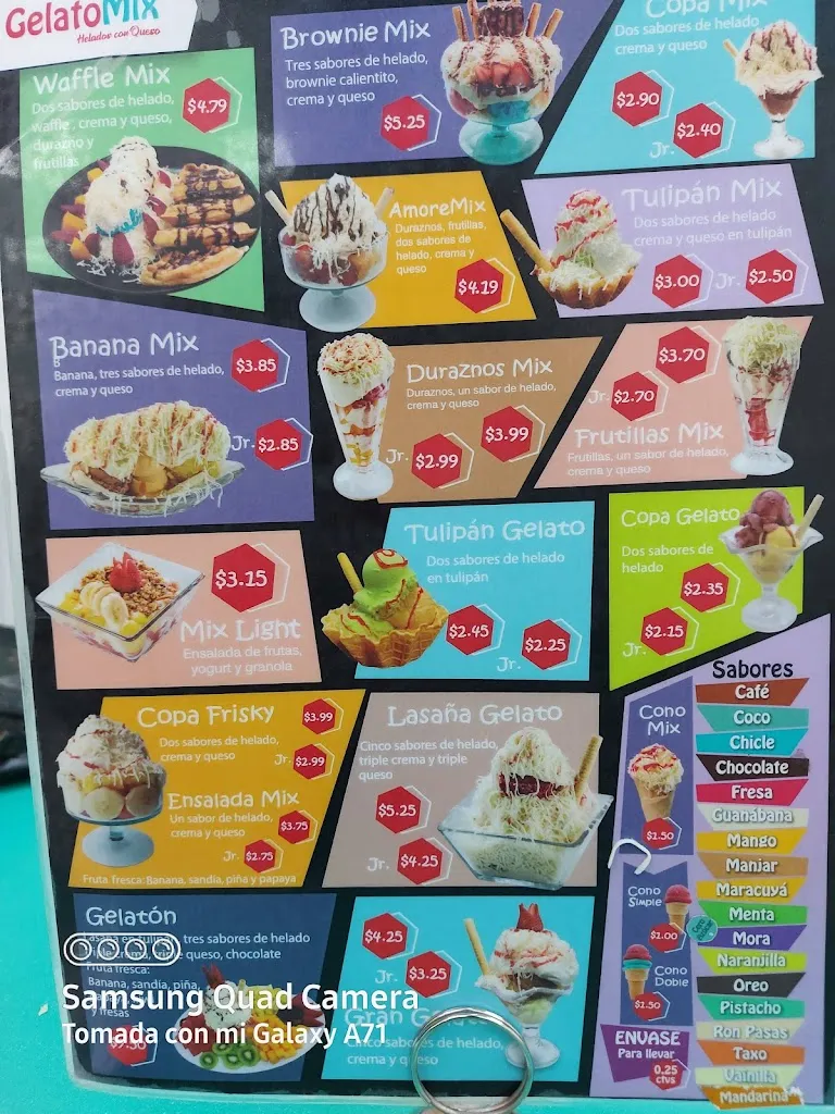 Menu_GelatoMix® Quito - Carcelén_Carcelén_image_2