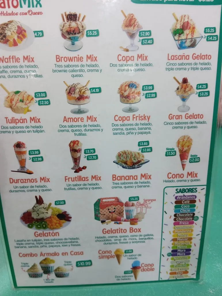 Menu_GelatoMix® Quito - Carcelén_Carcelén_image_3