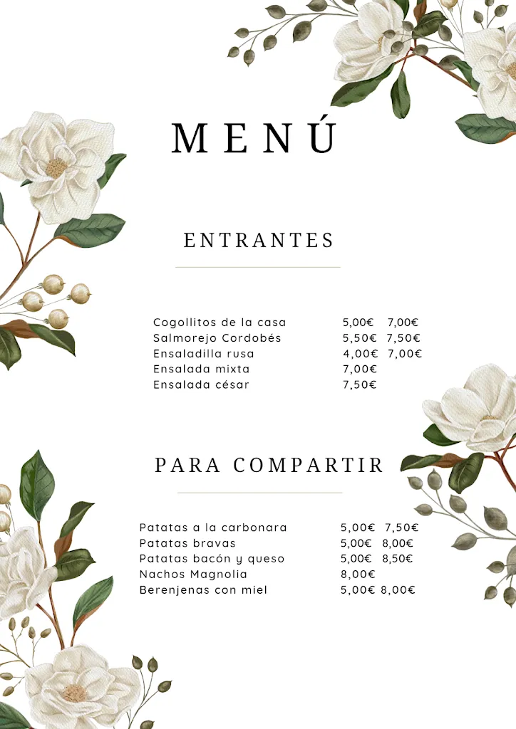 Menu_Bar -Cafetería- Churrería Magnolia_Fuente Palmera_immagine_3