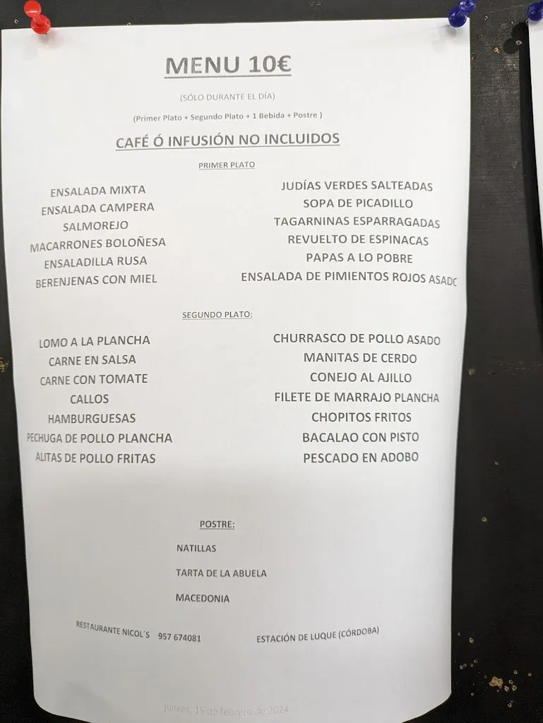 Menu_Restaurante de la Estacion de Luque_Luque_image_3