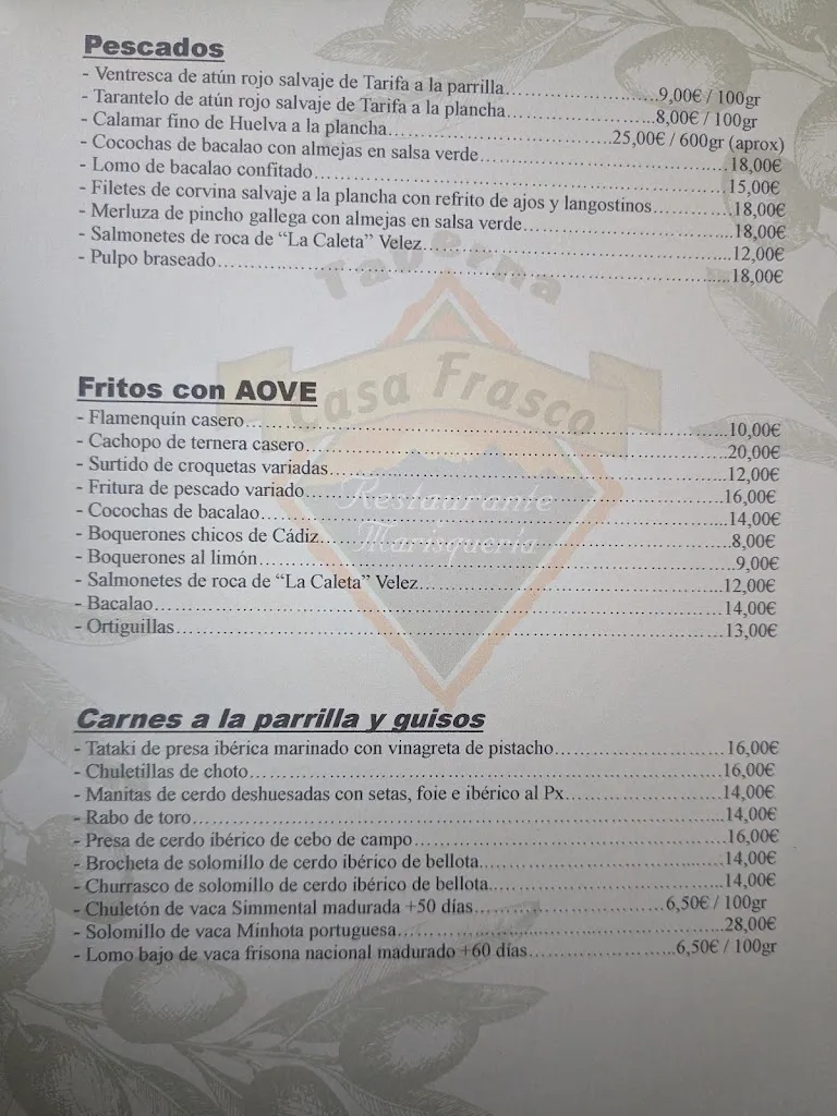 Menu_Restaurante Casa Frasco_Luque_image_4