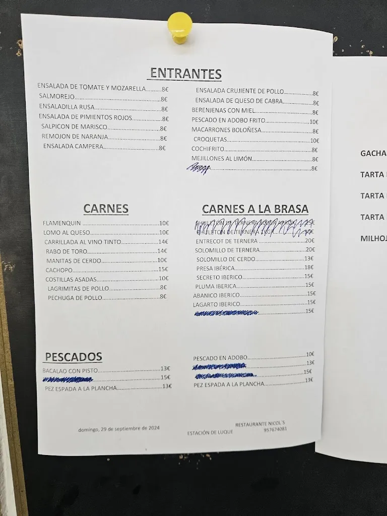 Menu_Hostal Restaurante Nicol's_Luque_image_2