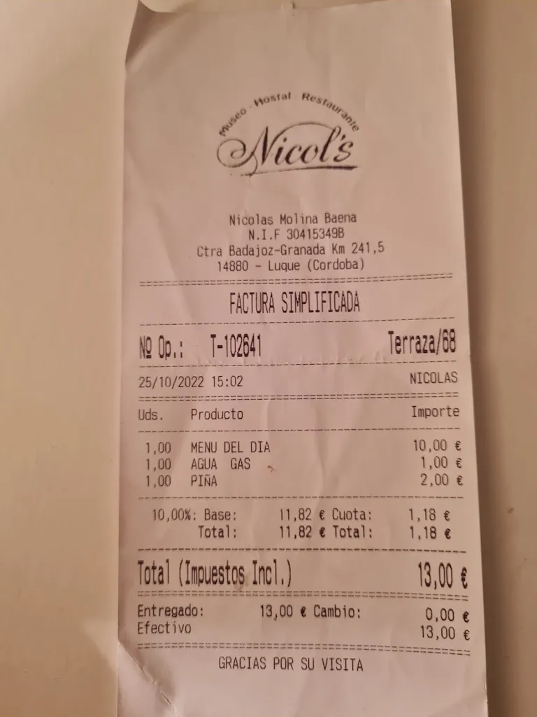 Annabelle Codali_Hostal Restaurante Nicol's_Luque_review