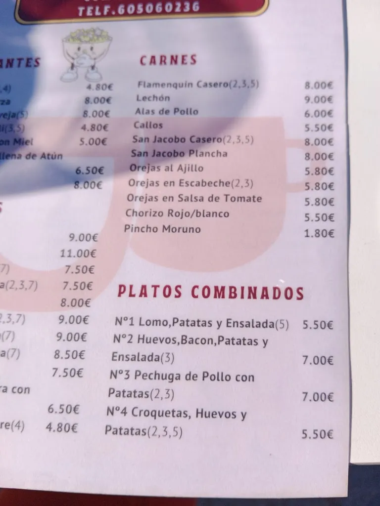 Menu_Cafe Bar Benito_Hinojosa del Duque_image_1