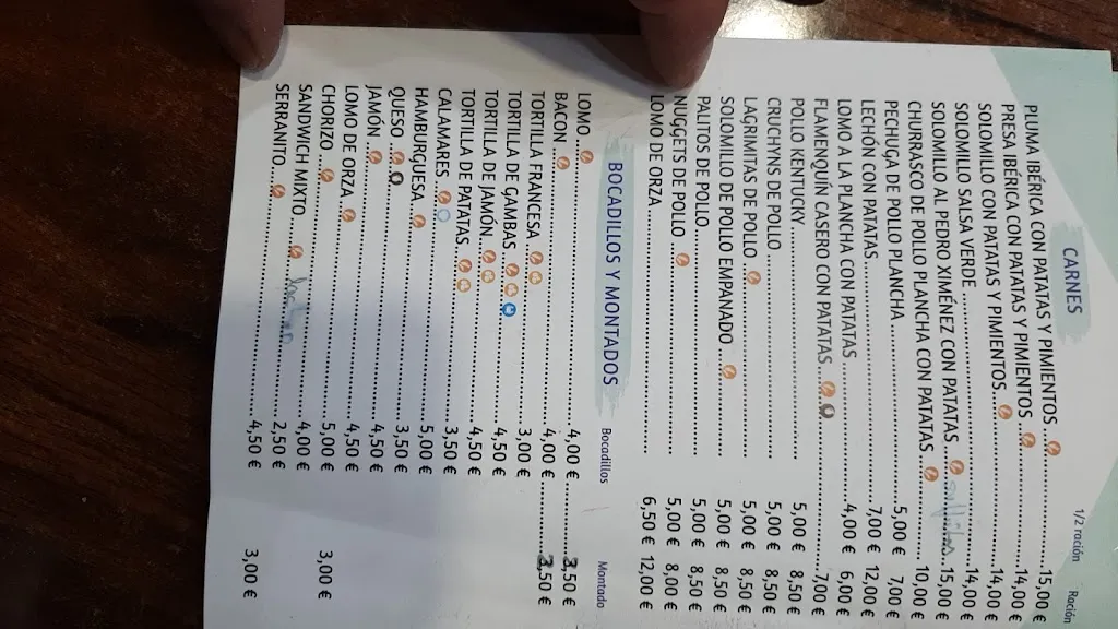 Menu_Cafetería Bar Central_Hinojosa del Duque_image_1