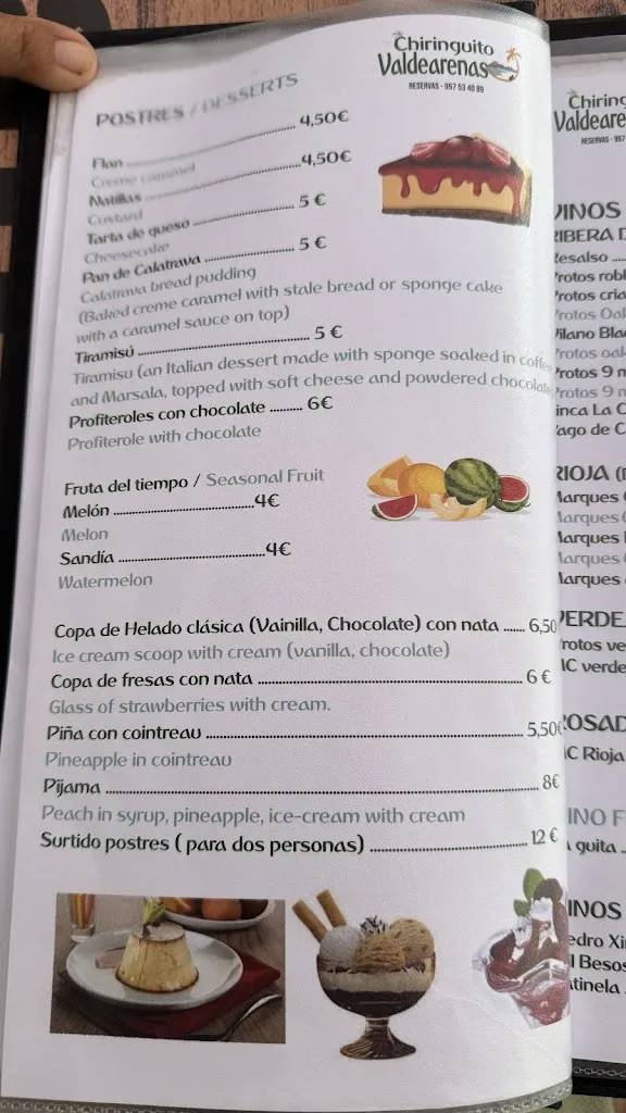 Menu_Restaurante Chiringuito Valdearenas_Iznájar_image_4