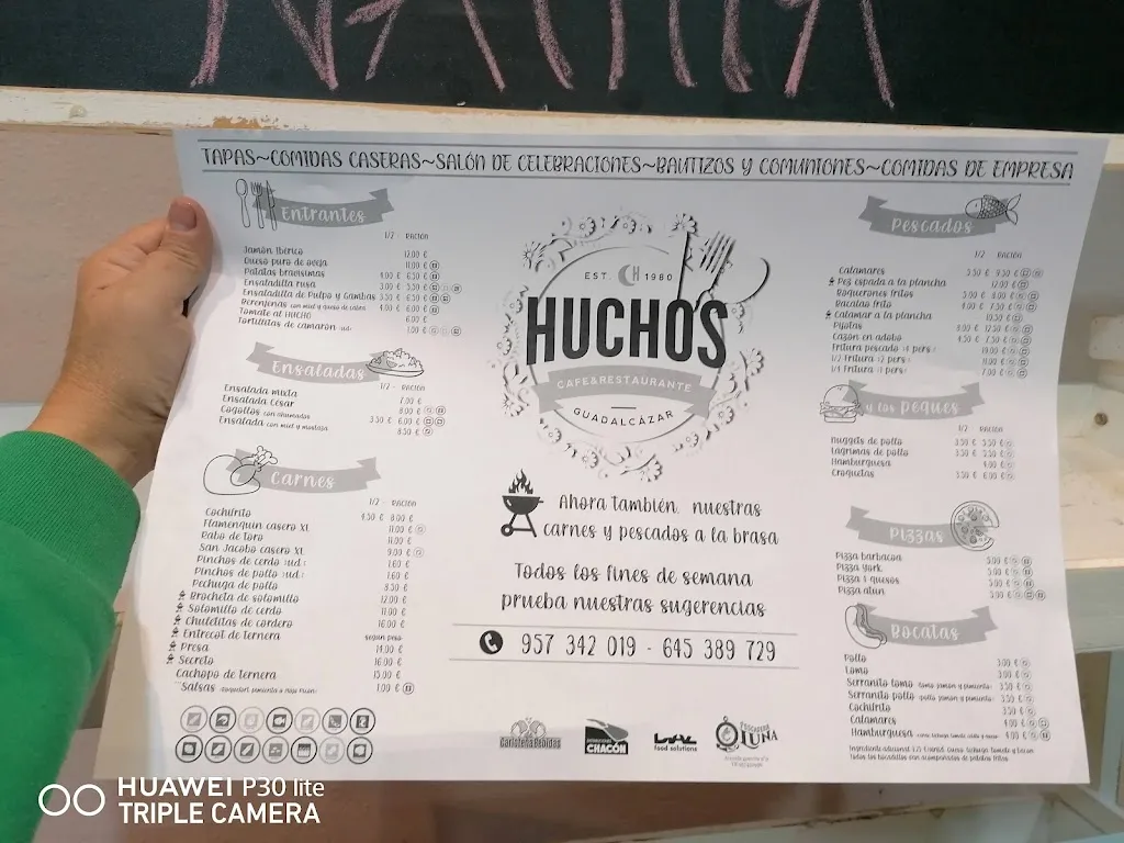 Menu_Restaurante Hucho's café&bar_Guadalcázar_image_2