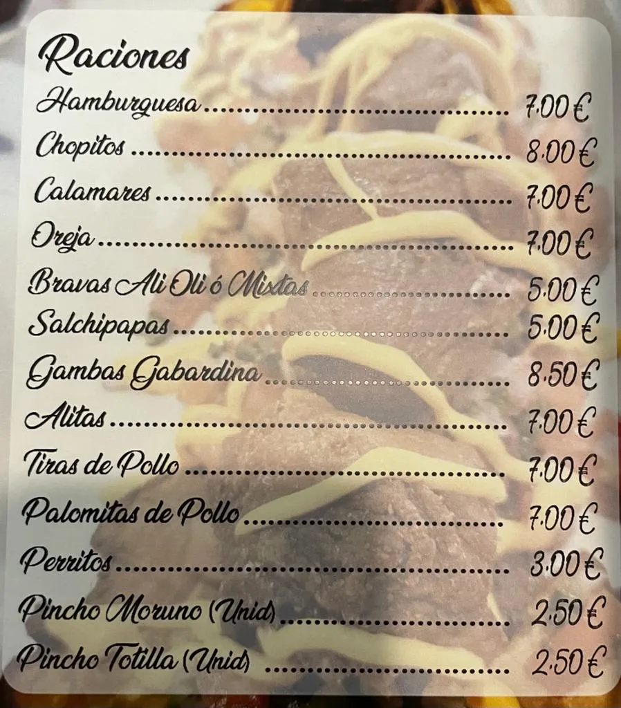 Menu_Bar Restaurante Córdoba_Guadalcázar_image_1