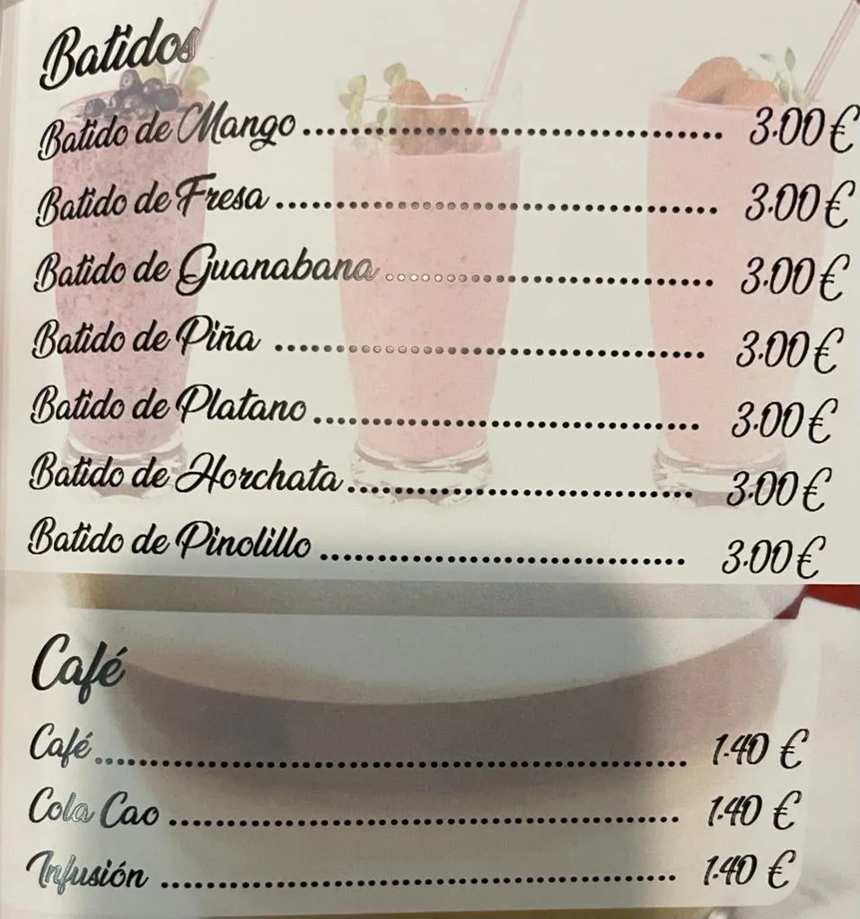 Menu_Bar Restaurante Córdoba_Guadalcázar_image_3