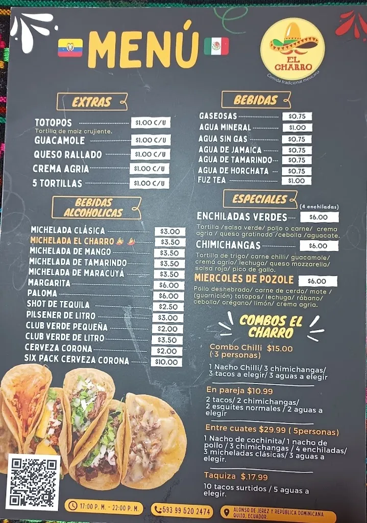 Menu_El Charro_Carcelén_image_1