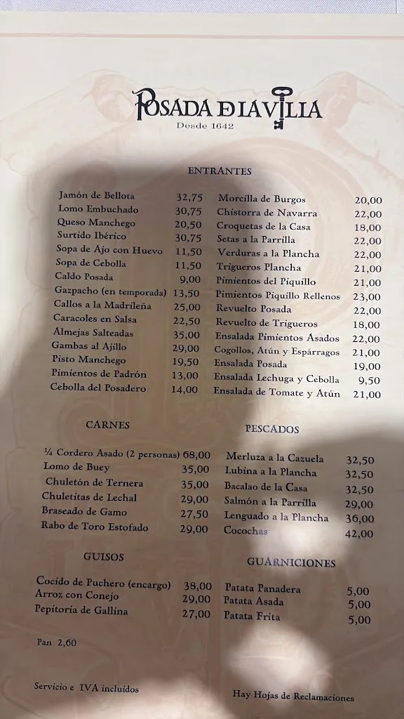 Menu_Posada de la Villa_Posadas_image_4
