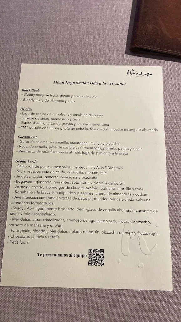 Menu_Restaurante Espacio Montoro_Montoro_image_1