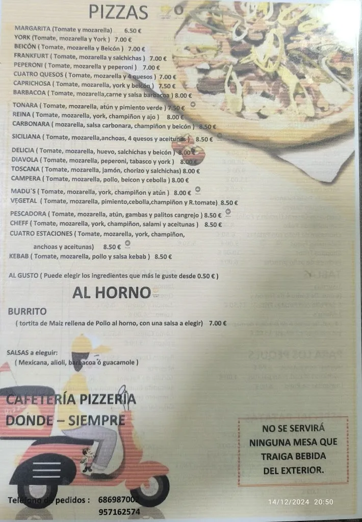 Menu_Cafetería Pizzería Donde Siempre_Montoro_image_2