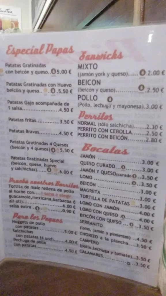 Menu_Cafetería Pizzería Donde Siempre_Montoro_image_3