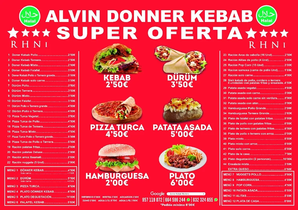 Menu_Doner Kebab Montoro_Montoro_image_1