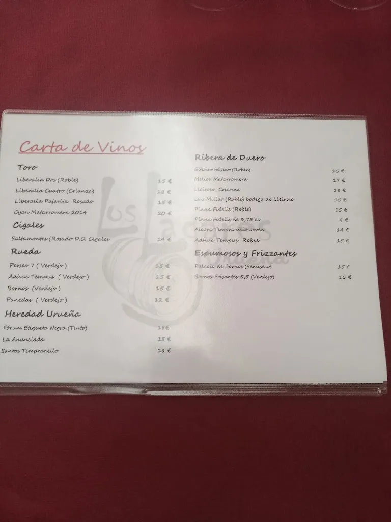 Menu_Restaurante-Taberna Los Lagares_Montilla_image_3