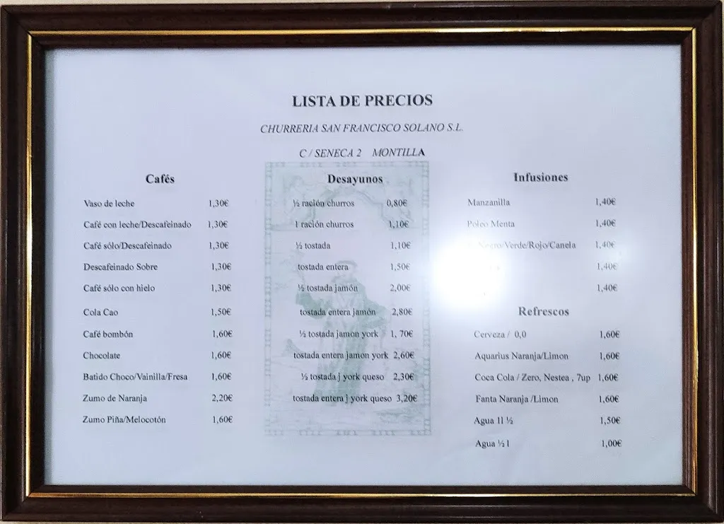 Menu_Churreria San Francisco Montilla_Montilla_image_1