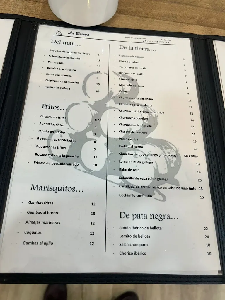 Menu_Bar restaurante La Bodega_Peñarroya-Pueblonuevo_image_1