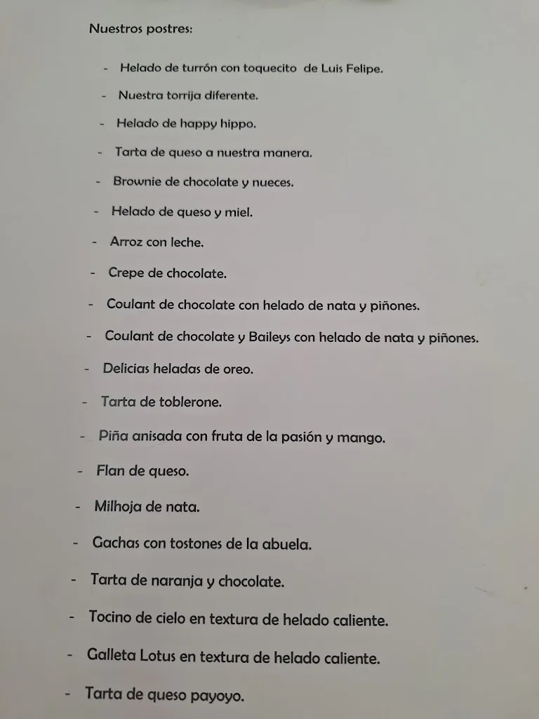 Menu_Bar restaurante La Bodega_Peñarroya-Pueblonuevo_image_4