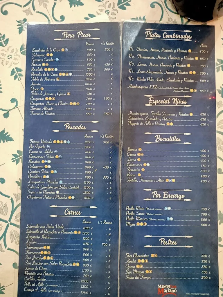Menu_Mesón Casa Mariano_Peñarroya-Pueblonuevo_image_2