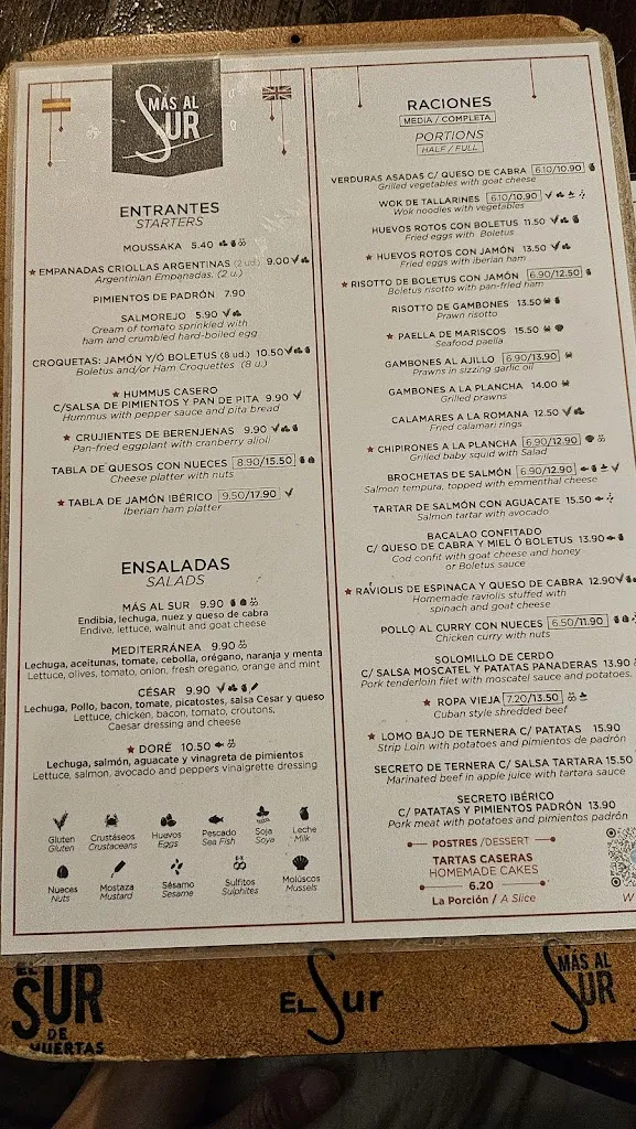 Menu_Mas Al Sur_Rambla La_image_1