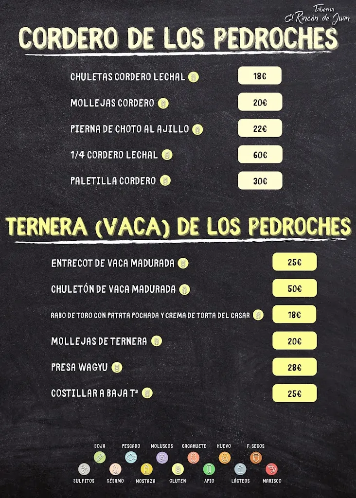 Menu_Restaurante “El Rincón de Juan”_Pozoblanco_immagine_3