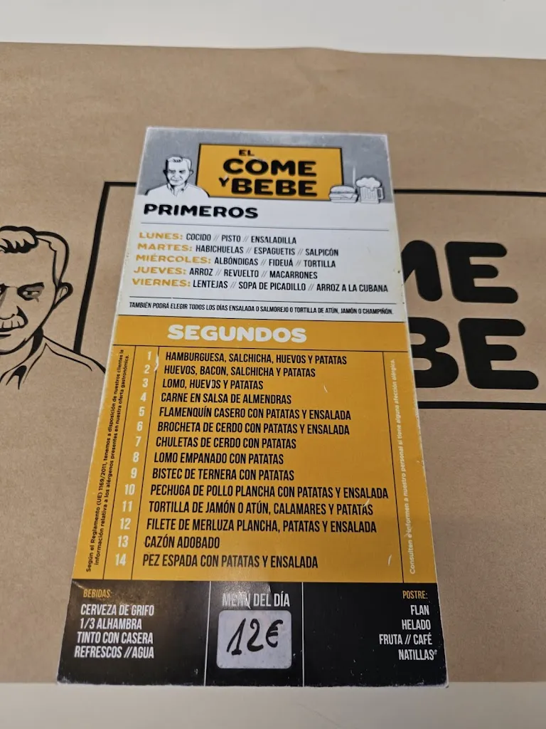 Menü_Restaurante El Come y Bebe_Pozoblanco_Bild_3
