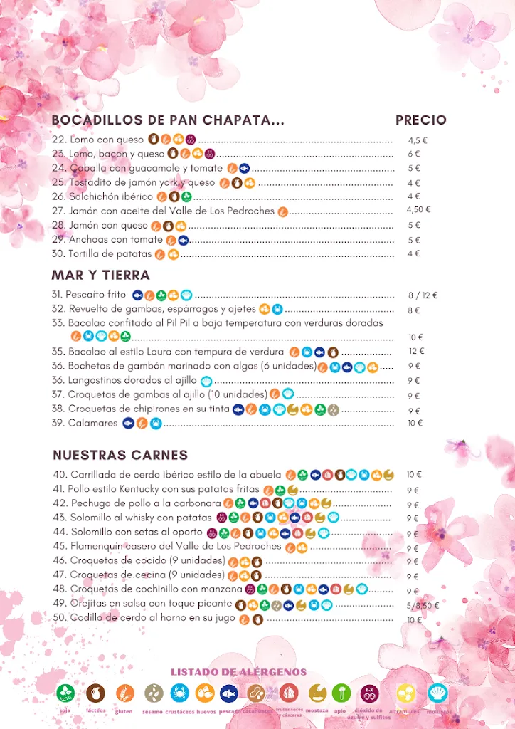 Menu_El Café de Laura_Pozoblanco_image_1