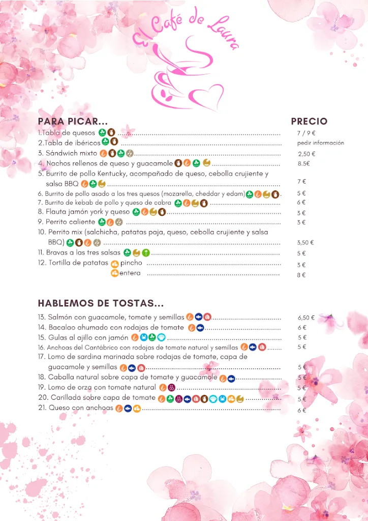Menu_El Café de Laura_Pozoblanco_image_2