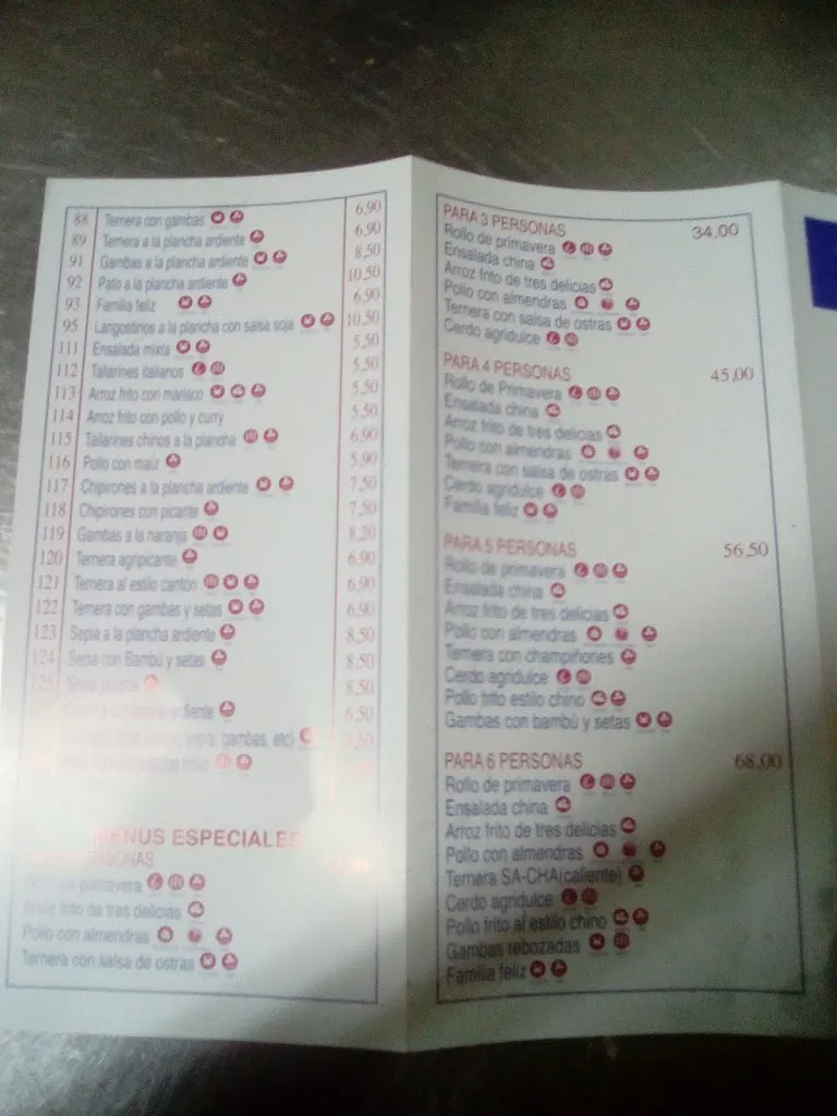 Menu_Restaurante Chino Gran Muralla_Pozoblanco_image_1