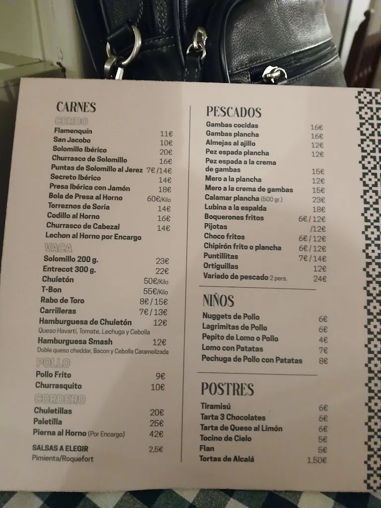 Menu_Mesón la Portada_Palma del Río_immagine_4
