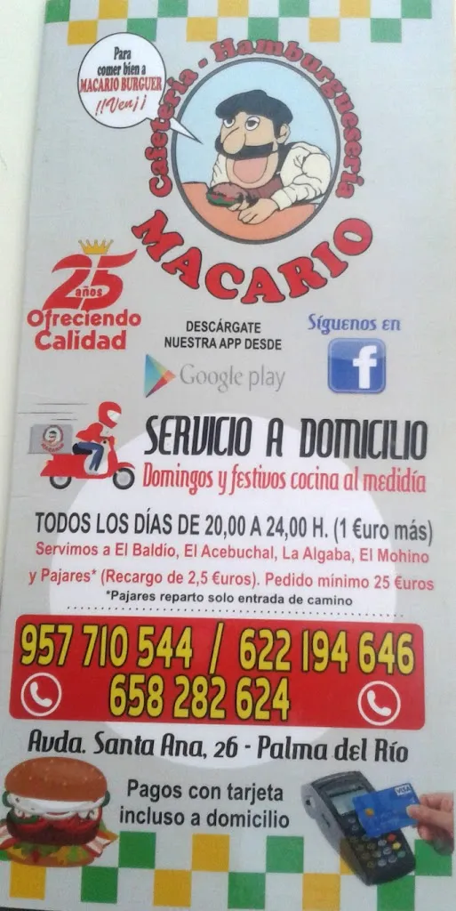 Menu_Cafeteria Macario_Palma del Río_image_1